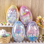 Personalized Cute Easter Bunny Jumbo Fillable Egg with Name Easter Gift for Kids