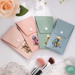 Personalisierte Geburt Blume Western Cowgirl Boots Design Makeup Pinsel Tasche mit Namen und 8 Stück Makeup Pinsel Reisezubehör Geburtstag Geschenk für Frauen