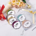 Personalized Glitter Resin Grad Hat Magnet with Name Year Set of 5 Fridge Decor Keepsake School College Graduation Party Favors Gift for Graduates