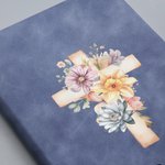 Cahier d'église en cuir avec nom pour l'étude de la Bible Cadeau religieux pour femmes chrétiennes