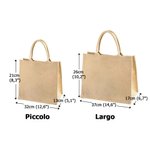 Borsa riutilizzabile in juta con personaggio animato ragazza carina stravagante personalizzato con nome regalo compleanno viaggio per le ragazze donne