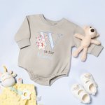 Personalisierte niedliche Aquarell Floral Bunny Initial 100% Baumwolle Baby Bodysuit mit Namen Urlaub Partei Outfit Ostern Baby Dusche Geschenk für Neugeborene