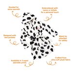 Albornoz con capucha para bebé con nombre bordado Suave para uso diario Baby Shower Regalo de cumpleaños para bebé niño pequeño