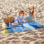 Asciugamano da spiaggia personalizzato con nome assorbente ed a rapida asciugatura essenziale per vacanze regalo perfetto per amici e famiglia