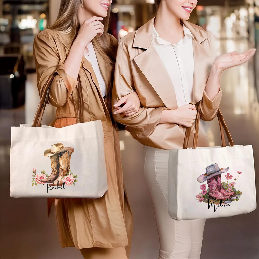 Portagioie Da Viaggio Personalizzato Con Fiore Di Nascita, In Ecopelle, 9,7x9,7x5,1 Cm, Per Donna, Regalo