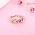 Gepersonaliseerde Naam Paardenoog Geboortestenen Wikkelring in Zilver | Callie