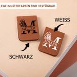 Personalisierter Blume Initiale Monogramm Magnetischer Lesezeichen Clip mit Namen Lesen Schreibwaren Zubehör Geburtstag Geschenk für Bücherwürmer
