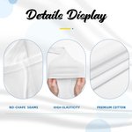 Personalized Multi-color Cute Animal 100% Cotton Soft Swaddle and Knot Hat Set with Initial and Name Baby Shower Baptism Gift for Newborn