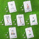 Personalised Waffle Quick Dry Name Golf Towel with Carabiner Golf Accessory Birthday Father's Day Valentine's Day Gift for Golf Players