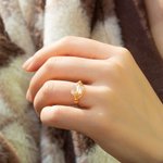 Personalized Handmade Wire Wrapped Birthstone Ring Mother's Day Valentine's Day Birthday Gift for Women