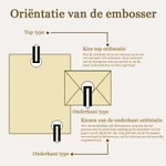 Gepersonaliseerde Ex Libris UIT DE BIBLIOTHEEK VAN Naam Embosser Stempel met Zwarte Opbergzak Boekclub Cadeau voor Boekenliefhebbers Bibliothecaris