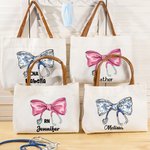 Personalisierte Stethoskop Schleife Canvas Tasche mit Namen Ledergriff Anerkennung Abschluss Geschenk für Krankenschwester Arzt medizinisches Personal