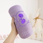 Personalized Embroidered Lion Tiger Animal Pattern Knit Baby Blanket with Name Birthday Baby Shower Gift for Baby Kids