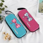 Personalisierte medizinische Bogen Stethoskop Zippered Storage Box mit Namen und Mesh Compartments Anerkennung Geschenk für Krankenschwester Arzt medizinisches Personal