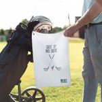 Personalised Waffle Quick Dry Name Golf Towel with Carabiner Golf Accessory Birthday Father's Day Valentine's Day Gift for Golf Players