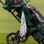 Personalised Waffle Quick Dry Name Golf Towel with Carabiner Golf Accessory Birthday Father's Day Valentine's Day Gift for Golf Players