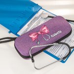 Personalisierte medizinische Bogen Stethoskop Zippered Storage Box mit Namen und Mesh Compartments Anerkennung Geschenk für Krankenschwester Arzt medizinisches Personal
