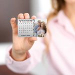 Personalized The Day We Became Us Photo Wallet Card with Names and Date Valentine's Day Anniversary Gift for Couple Spouse