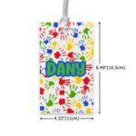 Personalisierte Autismus Identifikation Tag Karte mit Namen und Notfall-Informationen Outdoor-Aktivität sichere Pflege Tasche Zubehör Geschenk für Autismus Kinder