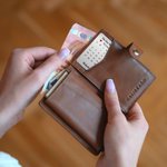 Personalized The Day We Became Us Photo Wallet Card with Names and Date Valentine's Day Anniversary Gift for Couple Spouse