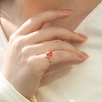 Personalized Handmade Wire Wrapped Birthstone Ring Mother's Day Valentine's Day Birthday Gift for Women