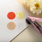 Gepersonaliseerde Initiaal Boek Embosser Stempel Handheld Embosser Set met Tekst en Naam Verjaardags Cadeau voor Boekwormen Boekenliefhebbers