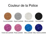 Trousse de Maquillage en Cuir PU Personnalisée avec Nom à Paillettes Sac Imperméable Accessoire Voyage Cadeau Anniversaire Mariage pour Femmes Filles