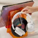 Personalised Vinyl Record Player Photo Design Acrylic Foldable Record Stand Holder with Name Birthday Home Decor for Music Lover