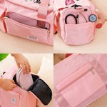 Personalised Medical Bow Stethoscope Name Bag with Detachable Strap and Multiple Pockets Compartments Appreciation Gift for Nurse Doctor Medical Staff