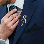 Personalized Guitar Shape Initials Lapel Pin Brooch Suit Accessory Wedding Anniversary Gift for Groom Best Man Music Lover