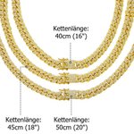 Personalisierte Iced Out Cuban Halskette mit Namen Zirkonia Schmuck Hip Hop Geburtstag Valentinstag Geschenk für Hip-Hop-Fans