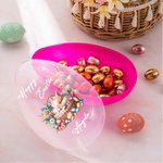 Huevo de Pascua personalizable con nombre Conejito dormilón en una cesta Regalo para fiesta de Pascua para niños