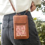 Personalized In My Engaged Era Future Ring Design Leather Crossbody Bag Wallet with Title and Card Slots Engagement Bridal Shower Gift for Women