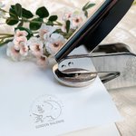 Personalisierter Mond Sterne Haustier Buchpräger mit Namen Zitat Handgehaltener Prägestempel Geburtstag Geschenk für Tierliebhaber Buchliebhaber