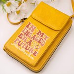 Personalized In My Engaged Era Future Ring Design Leather Crossbody Bag Wallet with Title and Card Slots Engagement Bridal Shower Gift for Women