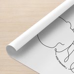 Tableau à Ligne Simplifiée Personnalisé avec Informations du Bébé Cadre à Choix Décoration de Maison Cadeau de Naissance Baby Shower pour Nouveau-né