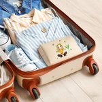 Personalizada Nacimiento Flor Caricatura Personaje Cuero Bolsa de Maquillaje con Nombre Viaje Portátil Esenciales Cumpleaños Novia Regalo para Mujeres