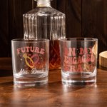 Verre à whisky 10oz avec nom Cadeau de fiançailles Cadeau de douche de mariage pour femmes