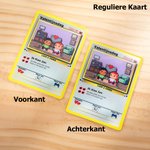 Gepersonaliseerde Schattige Pixel Personage Classic TCG Kaart met Naam en Tekst Kaartspel Collectie Jubileum Valentijnsdag Cadeau voor Koppels
