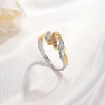 Gepersonaliseerde 'Ik Ben Genoeg Om Kanker Te Verslaan' Ring met Ingesneden Tekst en Kaart Borstkanker Bewustzijn Aanmoedigingsgeschenk voor Vrouwen