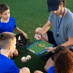 Personalized Baseball Field Acrylic Text Dry Erase Clipboard with Low Profile Clip End of Season Appreciation Gift for Coach Trainer Teacher