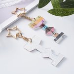 Porte-clés personnalisé Stars The Eras Tour pailleté avec texte Concert Musique Mémoire Cadeau pour fans Audience auditeurs