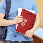 Personalisierte Gott sagt, ich bin Name Bedeutung auf Bibel Vers A5 Lederabdeckung Notebook Taufe Thanksgiving Geschenk für Familie Christen