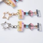 Porte-clés personnalisé Stars The Eras Tour pailleté avec texte Concert Musique Mémoire Cadeau pour fans Audience auditeurs