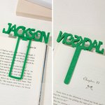 Personalized Multicolor 3D Printed Name Bookmark Encourage Reading Stationery Birthday Gift for Bookworm
