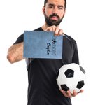 Personalised Sports Football Basketball Coach Name Leather Notebook with 200 Lined Pages Birthday Appreciation Gift for Coach