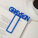 Personalized Multicolor 3D Printed Name Bookmark Encourage Reading Stationery Birthday Gift for Bookworm