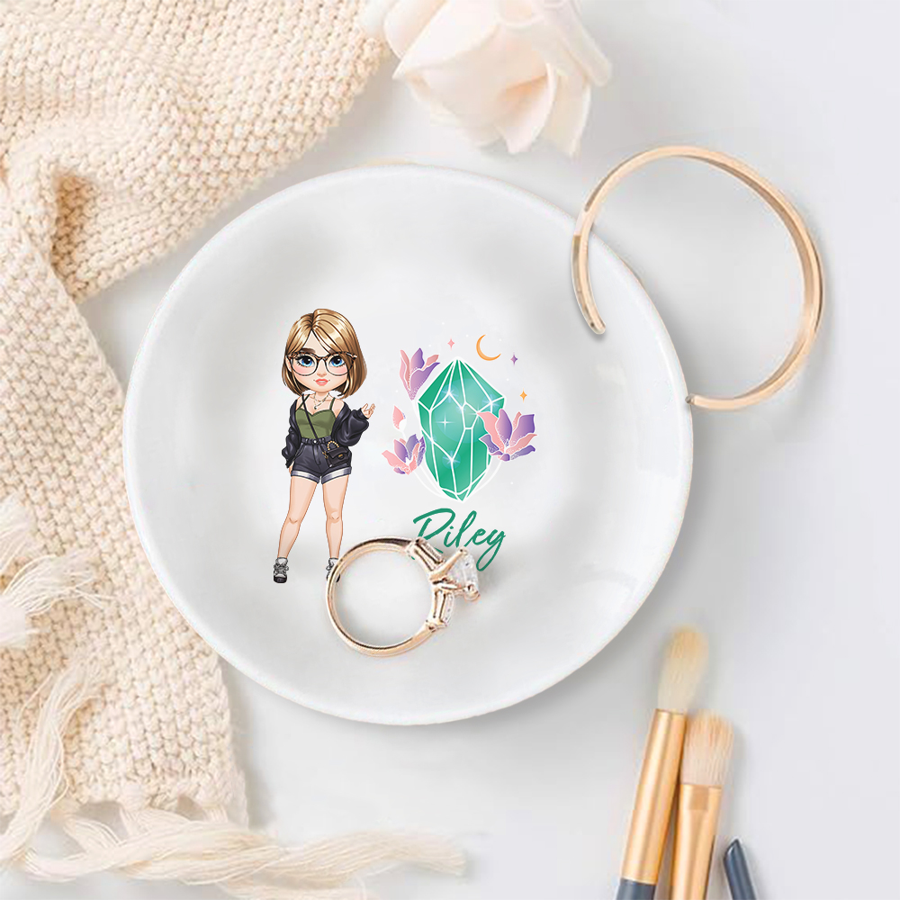 Personalizzato nasca Fiore Cartoon personaggio scacchiera Borsa trucco in pelle PU con nome