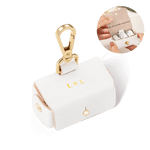 Personalisierte Leder Ringträger Tasche für Hundehalsband mit Initiale Text Gravur Ringbox Heiratsantrag Hochzeit Party Geschenk für Brautpaar