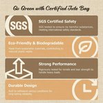 Personalized Face Photo Cartoon Bunny Costume Jute Tote Bag with Initial and Name Easter Egg Hunt Supplies Birthday Party Favors Gift for Kids